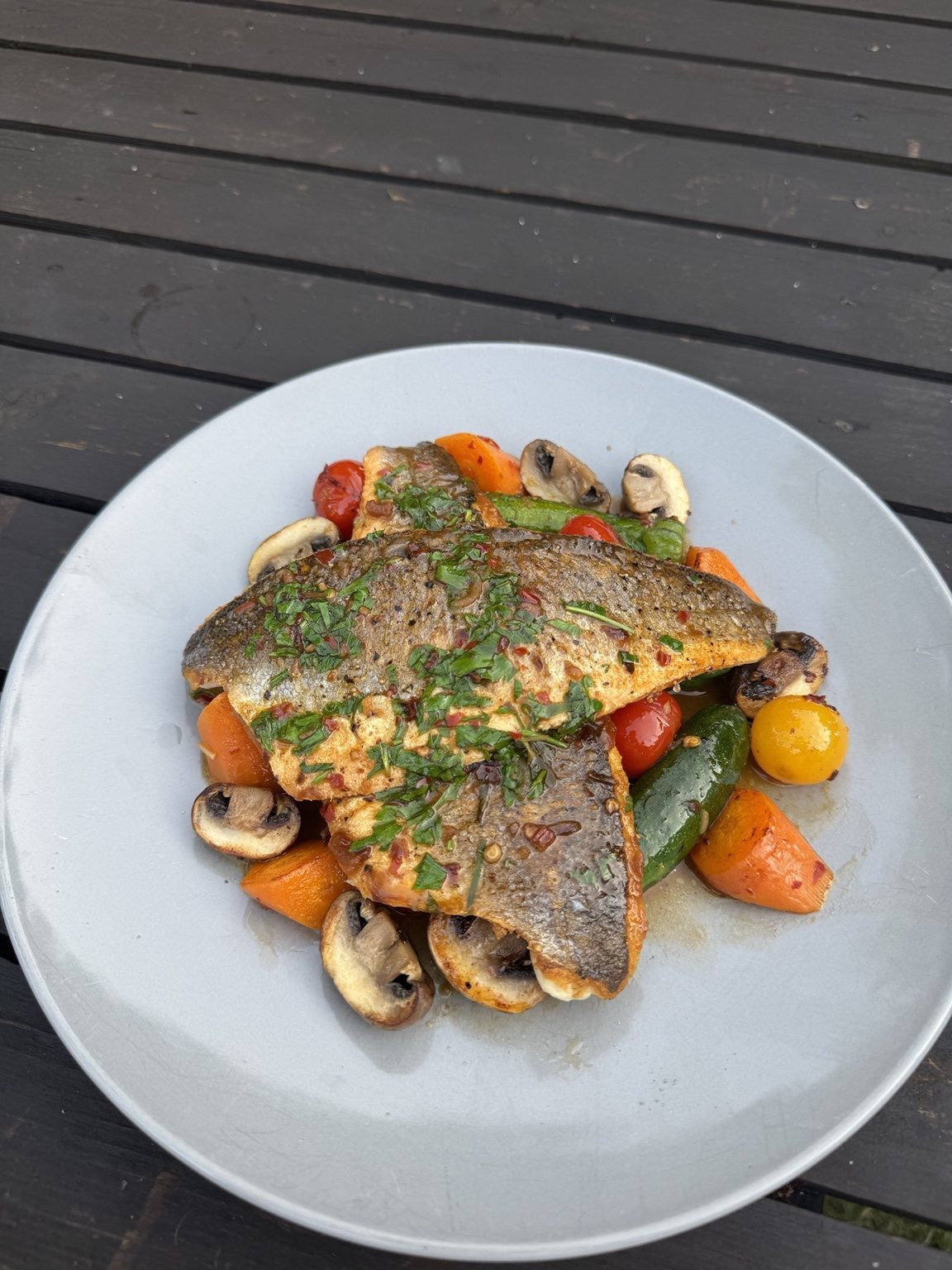 Market fish with vegetables by Chef Ryan Padda